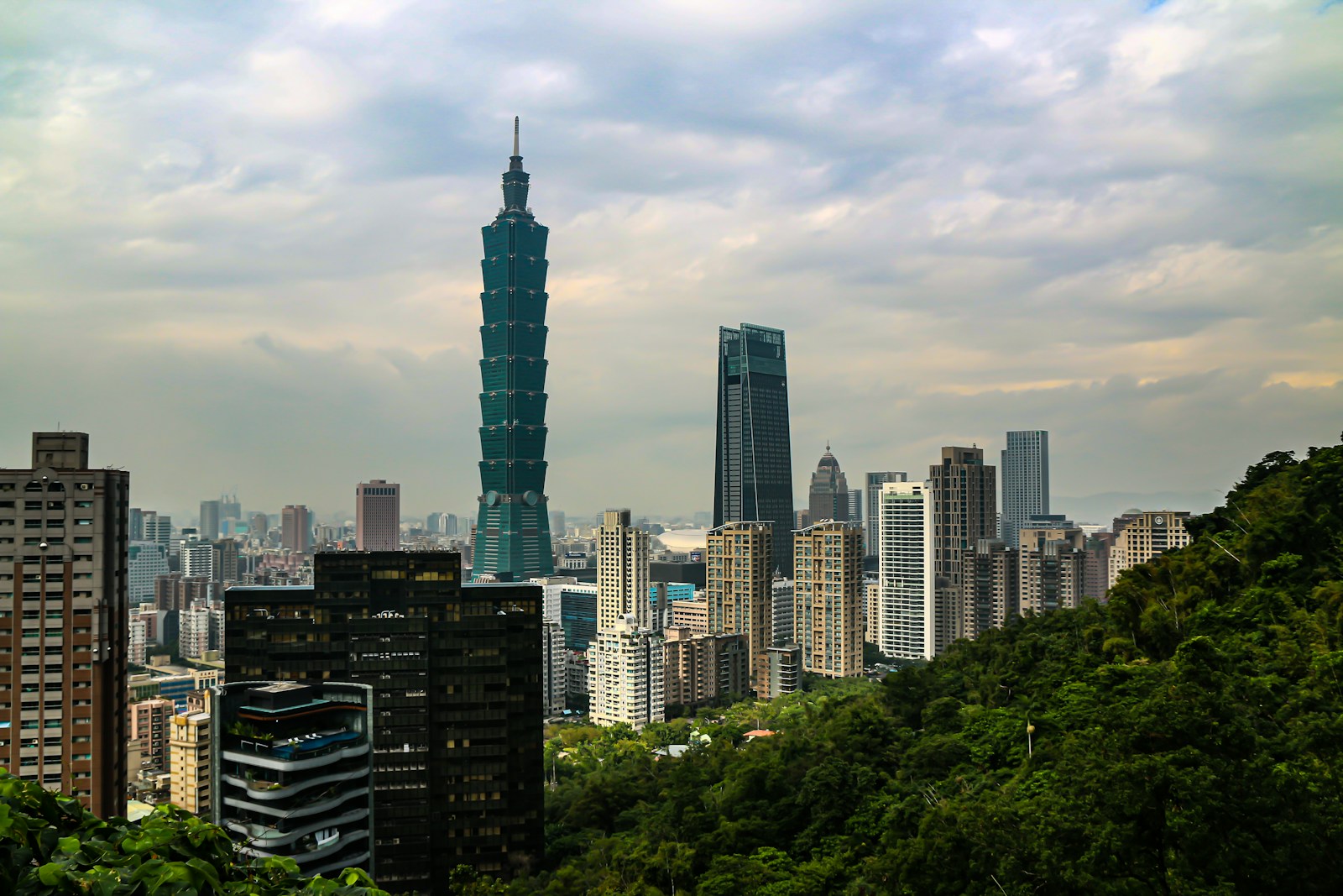 台北101與城市商業環境